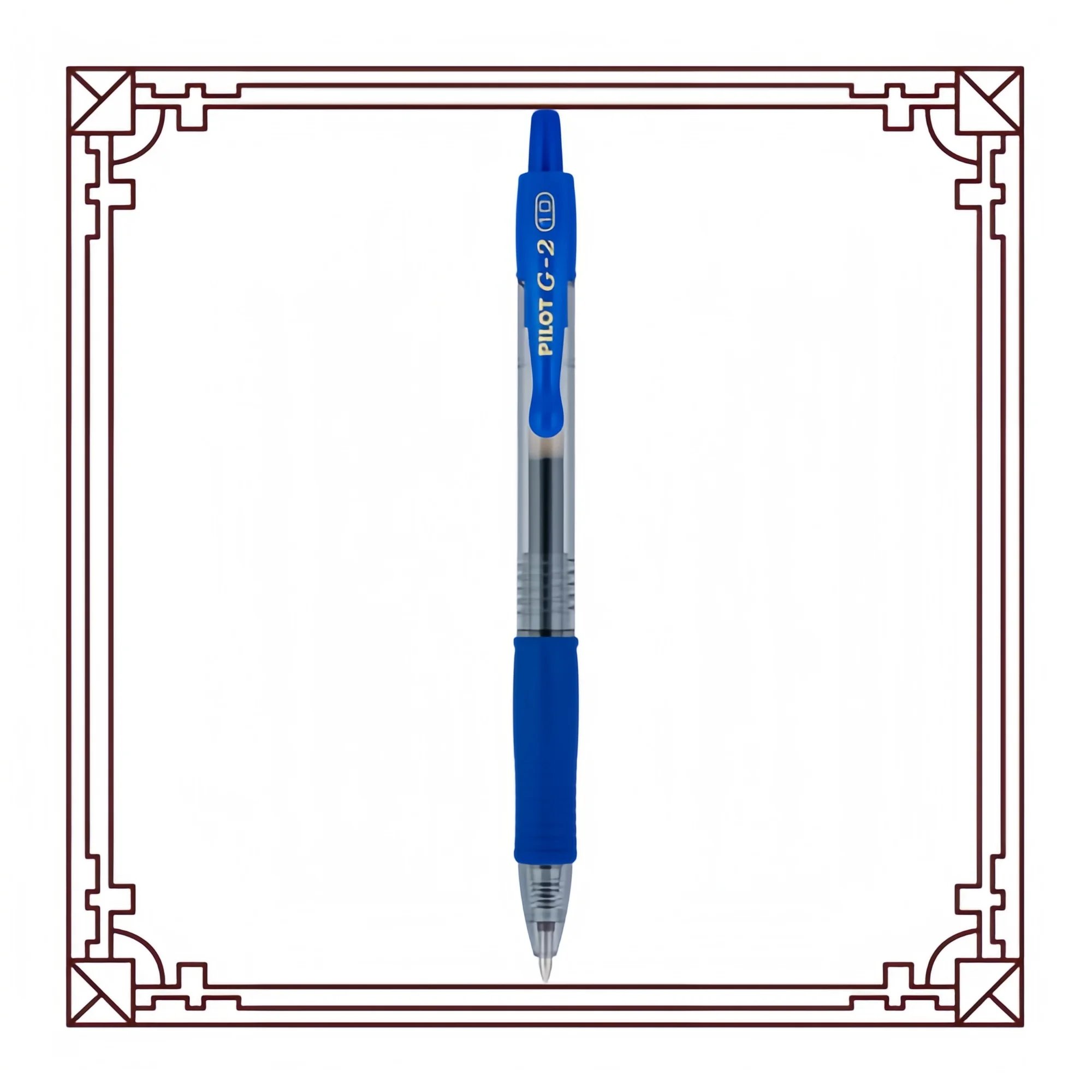 أقلام جل رولربال مميزة مكونة من 12 قطعة - حبر أزرق بطرف 1 مم للكتابة والسلسة والاستخدام المكتبي