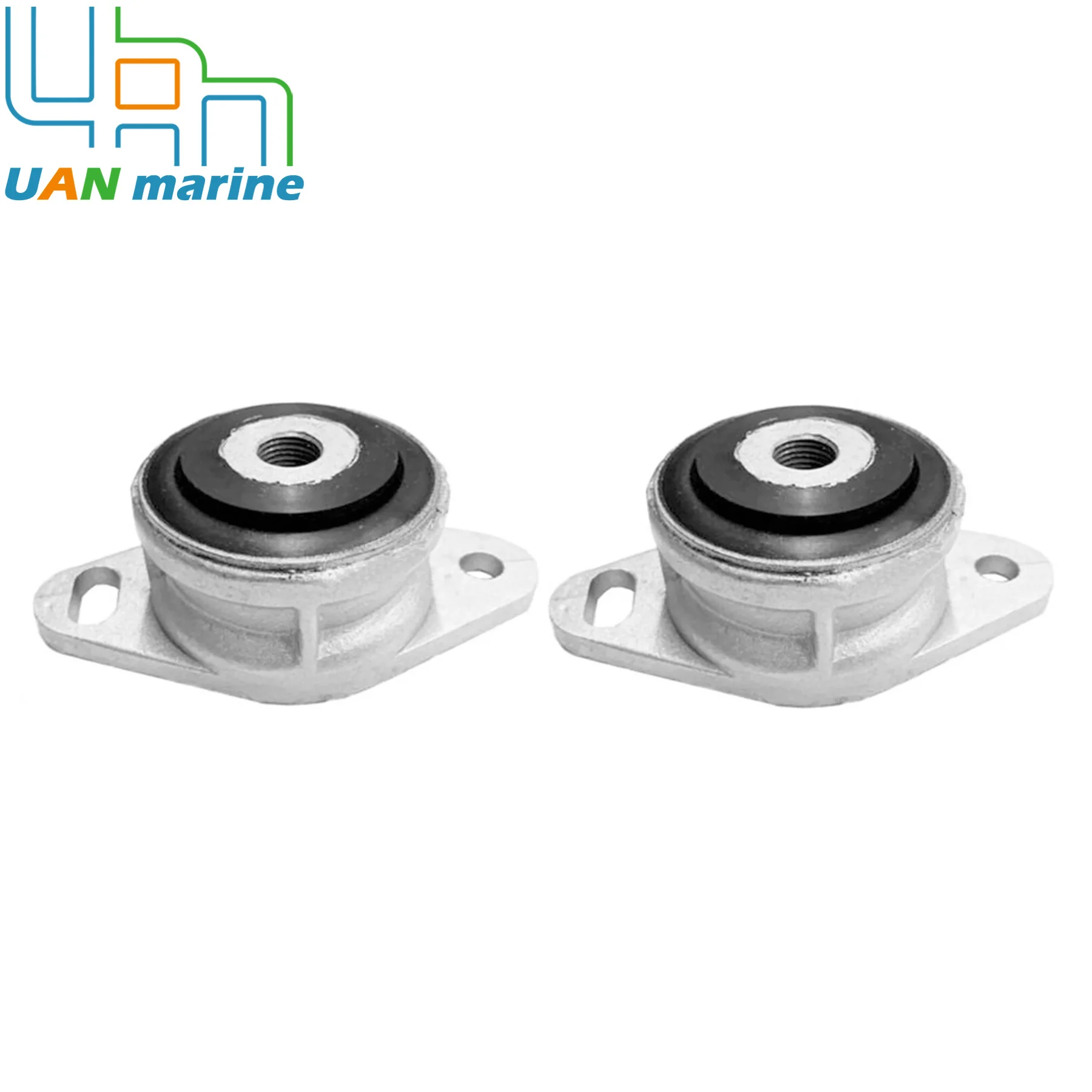 2 peças 843323 suporte de suspensão de motor de elemento de borracha compatível com Volvo AD D TMD KAD DP KAMD 41 42 modelos de motor 876596