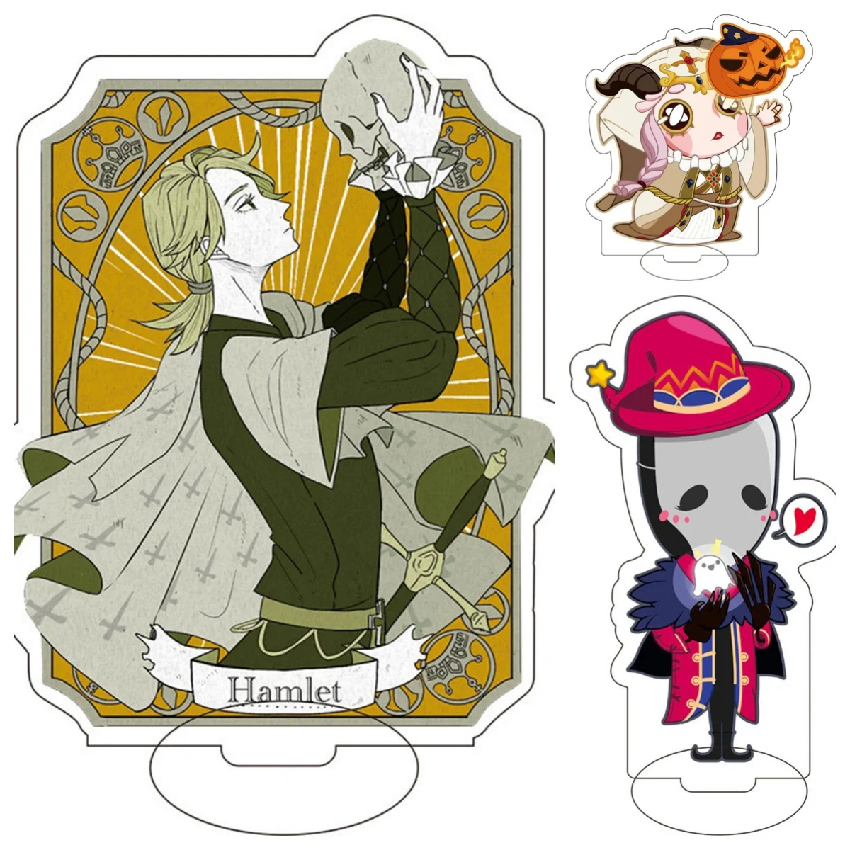 10CM NEW Anime Mobgame Identity V Acrylic Stand Model Cosplay Charm Characters Ornament Accessories Goods fans Collection Gifts