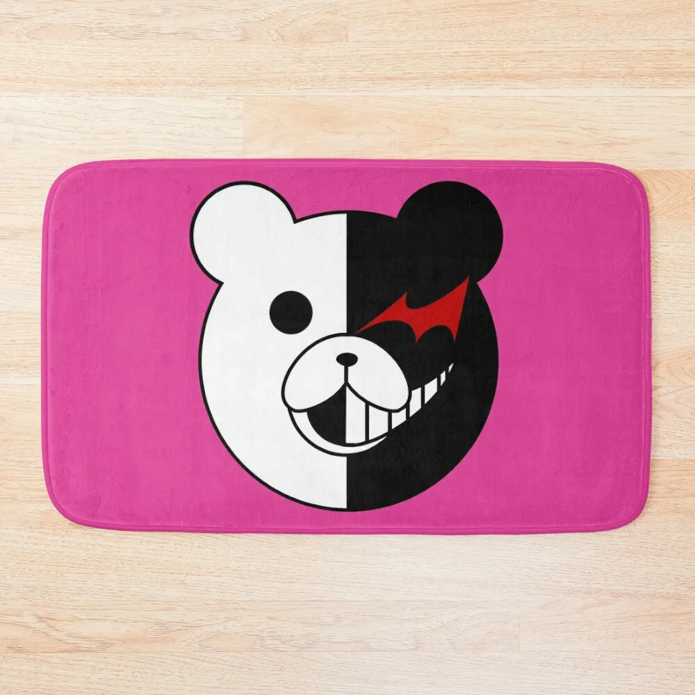 

Monokuma Head Bath Mat Bathroom Shower Curtain Bathroom Use Mat
