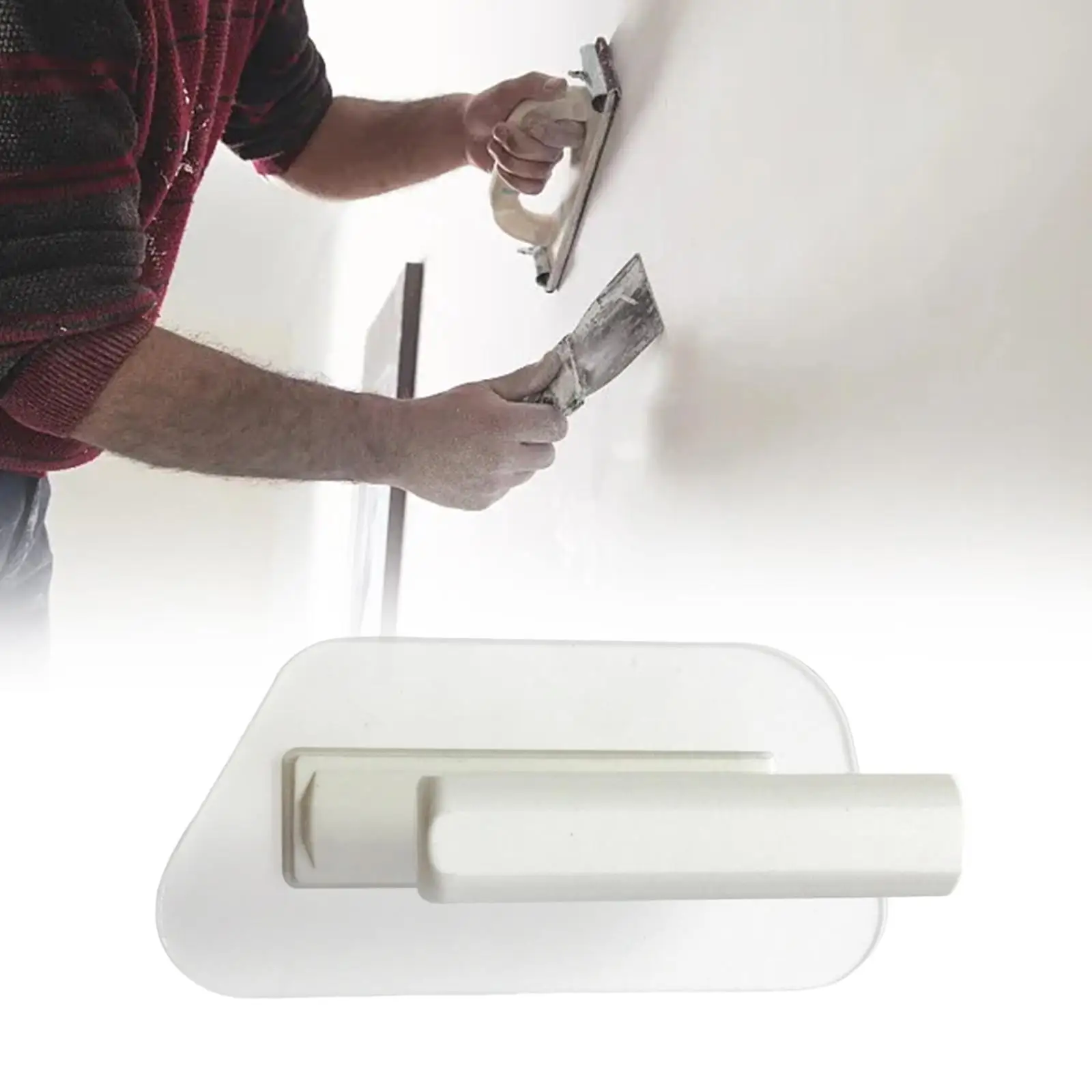 

Finisher Plastering Trowel Clear for Drywall Scraping Wall Decoration Cement