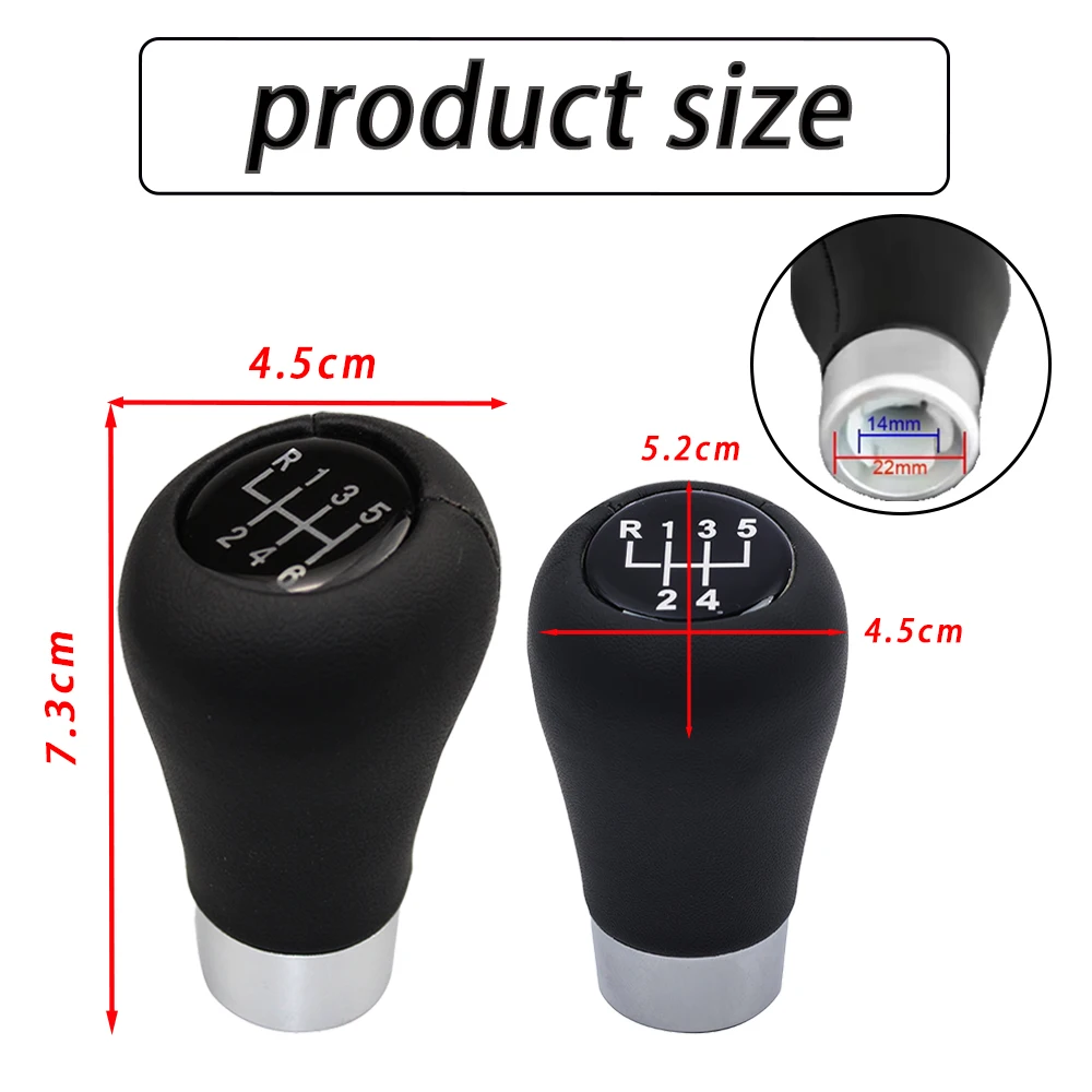 Gear Shift Knob For BMW 1 3 5 6 Series E30 E36 E39 E46 E60 E81 E82 E87 E90 E53 E84 5/6 Speed Manual Transmission Car Accessories - view 4