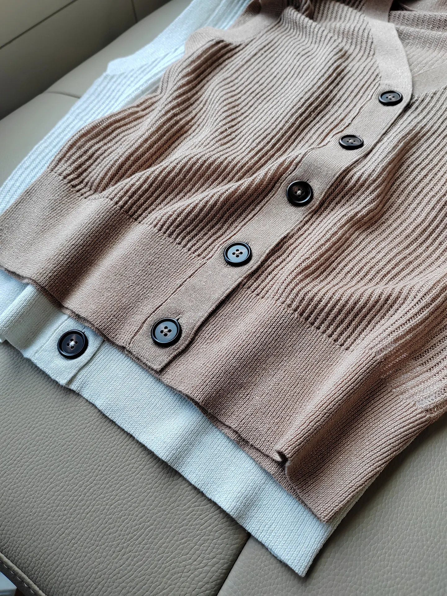 2026 Summer New Women's Clothing 100% Linen Knit V-neck Vest