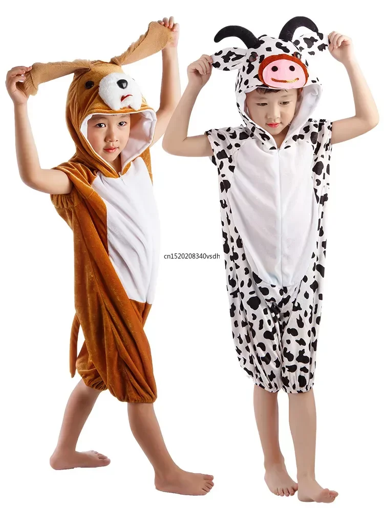 Kostium Kugurumi dla dzieci Cute Kids Animal durzaur Kugurumi Cosplay chłopięcy dziecko zielony czarny garnitur do odgrywania ról do przedszkola impreza szkolna