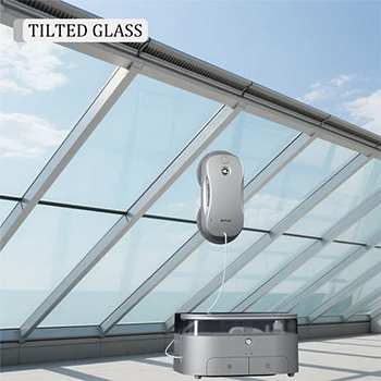 Ultra Thin  Household  Electric Cleaning Dual Water Jet Vacuum ultra Sonic Window Cleaning Robot