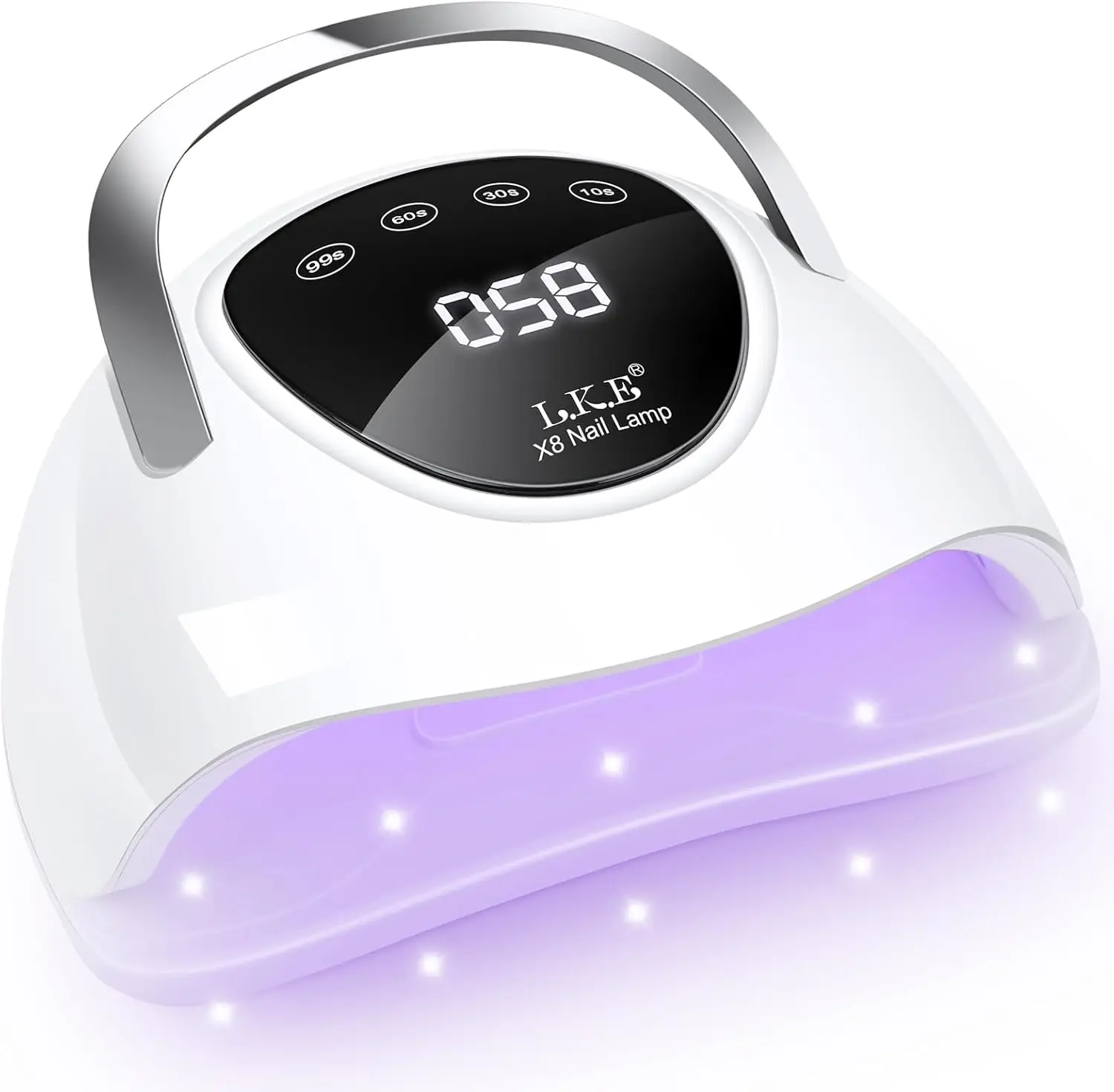 LEDネイルランプ 150W タイマー＆オートセンサー付き ジェルネイル用、24個のランプビーズ