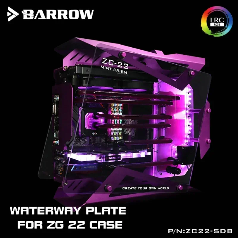 Barrow ZC22-SDB Waterway Boards For Zeaginal 22 Case For Intel CPU Water Block & Single GPU Building High Quality