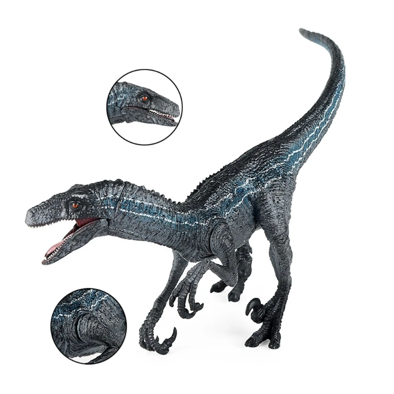 Velociraptor Hình Mô Phỏng Động Vật Tương Tác Thực Tế Trẻ Đồ Chơi Khủng Long Mô Hình Thu Nhỏ Sở Thích Thu Quà Tặng