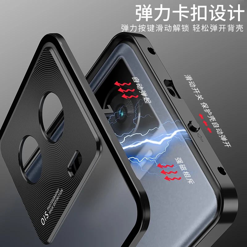 Aluminium Alloy Metal Frame Bumper for VIVO IQOO Z7X Z7 Case Matte Acrylic Back Cover Camera Lens Protector Case Funda IQOO Z7