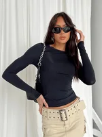 Économie décontractés à manches longues pour femmes, pulls Slim Fit, t-shirts basiques, t-shirts Streetwear pour femmes, printemps, automne 2