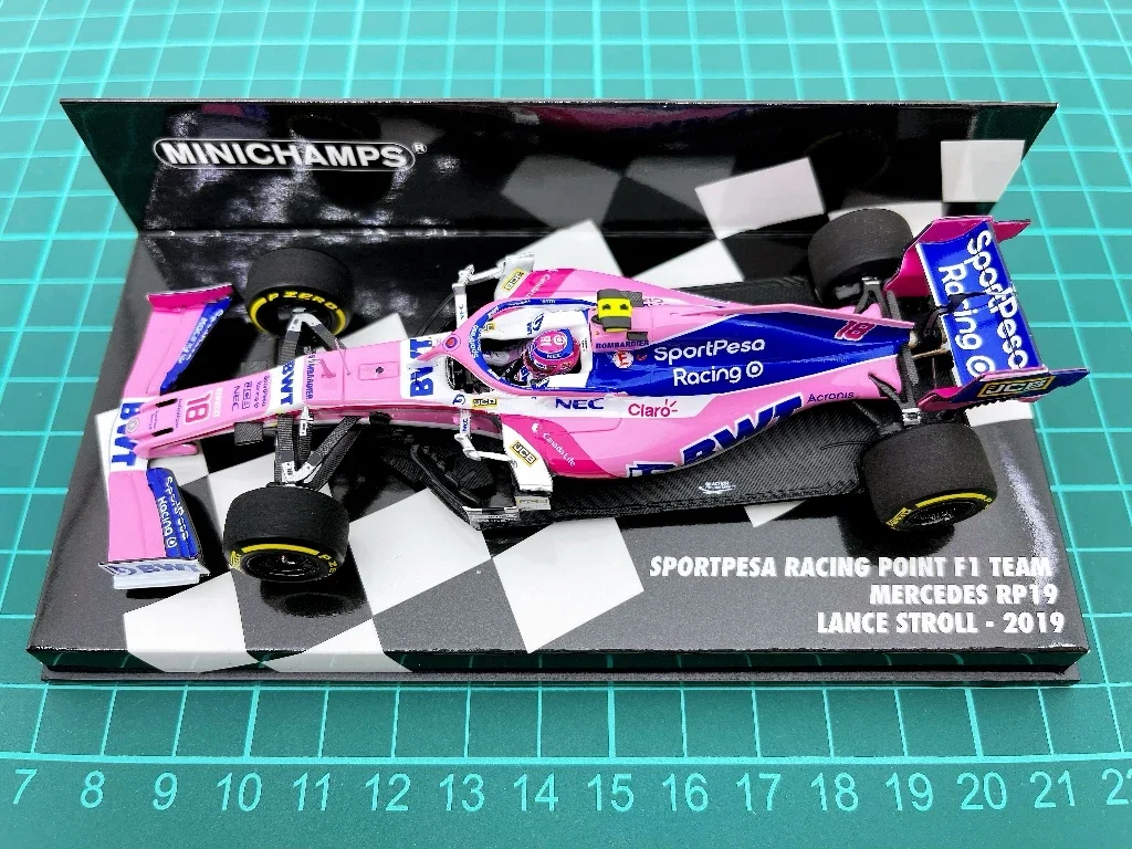 

Minichamps 1:43 F1 BWT RP19 Stroll 2019 Simulation Limited Edition Resin Metal Static Car Model Toy Gift