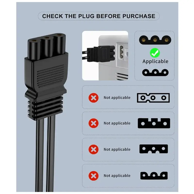 ABHU Foot Pedal Power Cord Replacement For Janome Sewing Machine For Janome 033770217 Hd1000 Hd3000 128 2212 7318 Us Plug