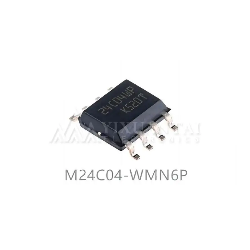 10pcs/Lot  M24C04-WMN6P IC EEPROM 4KBIT I2C 400KHZ 8SOIC  New