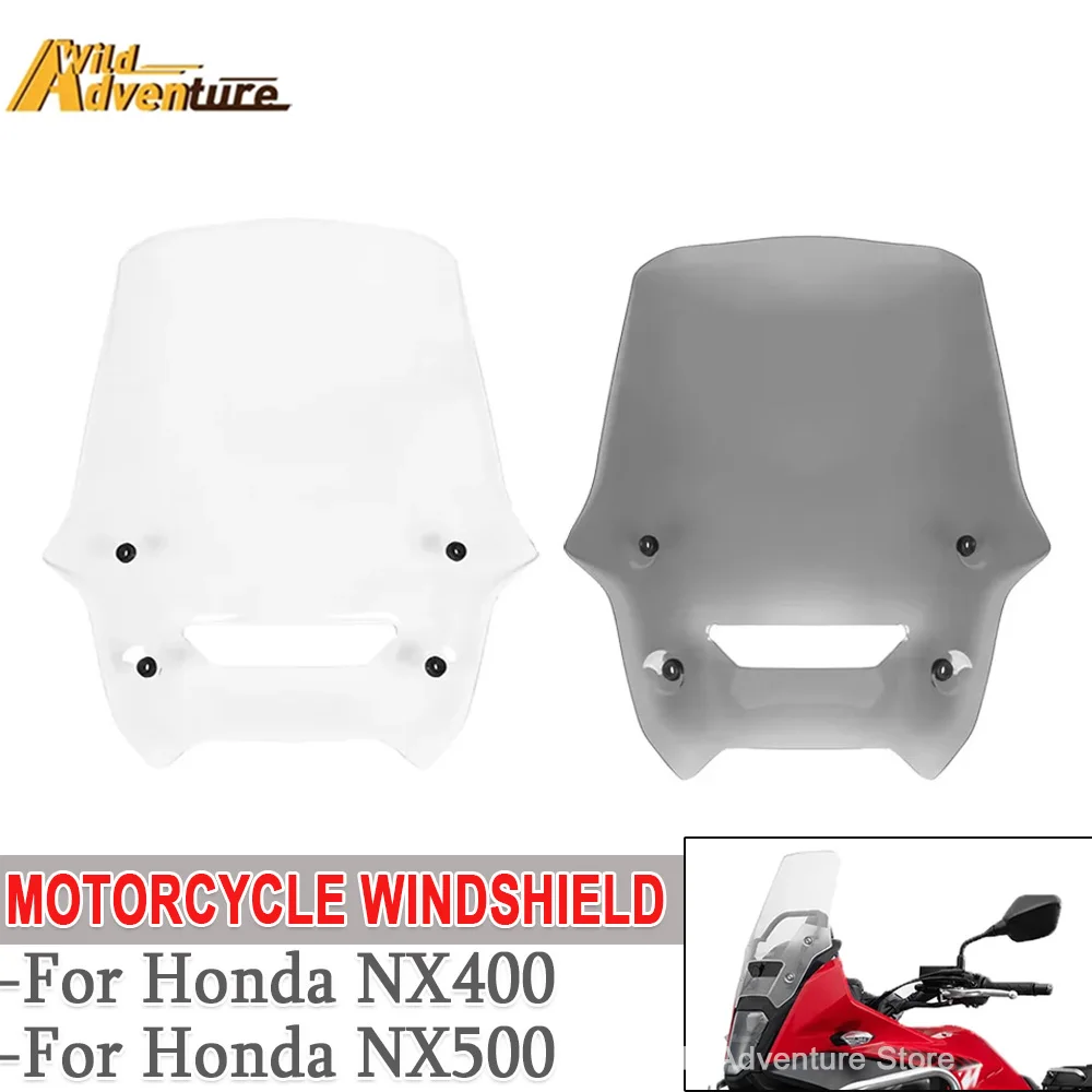 

Акриловое ветровое стекло для мотоциклов Honda NX400 NX500 2024-2025, 37/42/47/52 см, увеличенной высоты, аксессуары