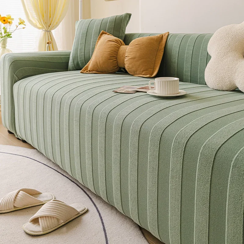 High Quality New Sofa Cover Fully Covered Anti-cat Scratch Protective Cover Elastic Anti-slip Dust-proof Sofa Cover Fabric