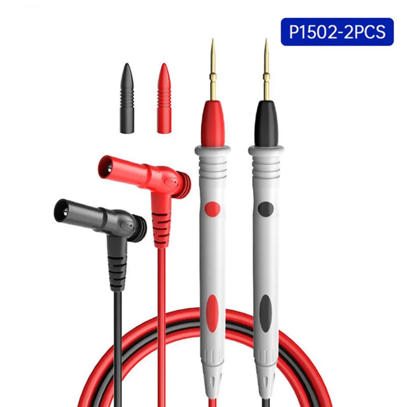 A56XA P1503E Series Universal Multimeter Probe Test Leads Kit Replacement Needle Tester Tip IC SMD Test Hook Alligator Clip