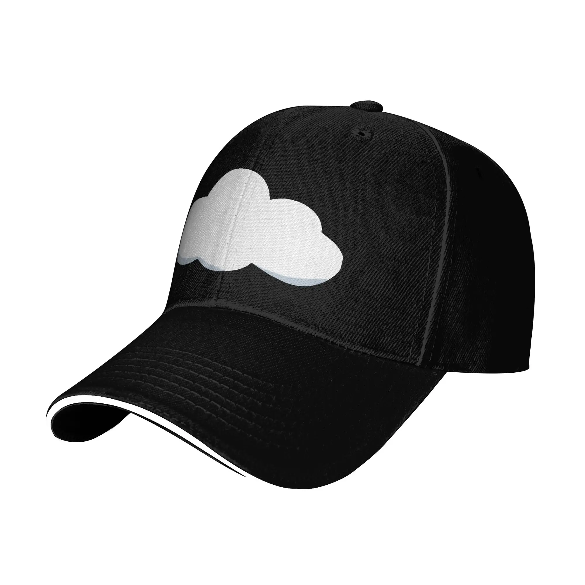 Single White Fluffy Cloud Gift For Children Men Women A Baseball Cap Hat