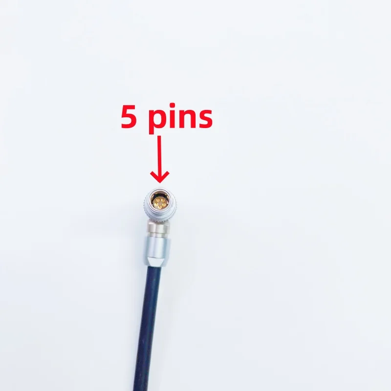 Right angle 5 pin ARRI ALEXA MINI audio cable 00B 5-pin 90 degree plug connector