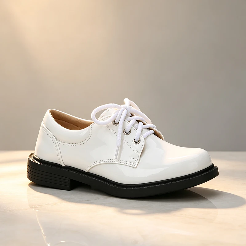 Luxury Kids Patent Leather Oxford Shoes Pop Singer Boys Stage Performance Formal Occasion Wedding Party Ceremony Children Shoes
