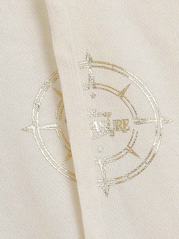 เสื้อสเวตเชิ้ตมีฮู้ดพิมพ์ลายการ์ตูนดิสนีย์ครูซไลน์ มินนี่ มิกกี้เมาส์ โดนัลด์ดั๊ก ผ้าฟลีซสำหรับผู้หญิง ซิปแบบมีฮู้ด เสื้อจัมเปอร์ผ้ากำมะหยี่