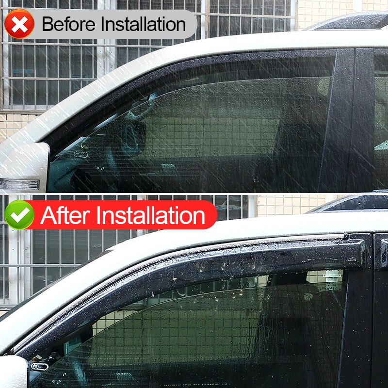 Auto Seite Fenster Deflektor Für Lexus LX570 GX460 GX400 2008-2022 2021Upgrade Außen Zubehör Regen Schutz Sonnenschutz deflektor