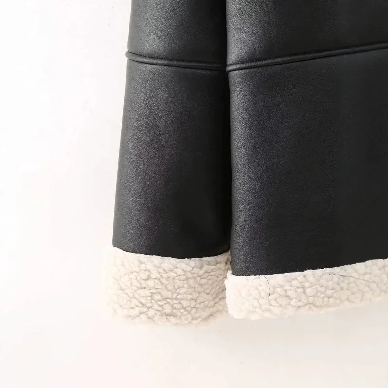 Cross-border Women's Clothing 2026 Autumn and Winter New Style Plus-size Fashionable Lambskin Coat, Loose ，Fur One-piece Coat - view 4