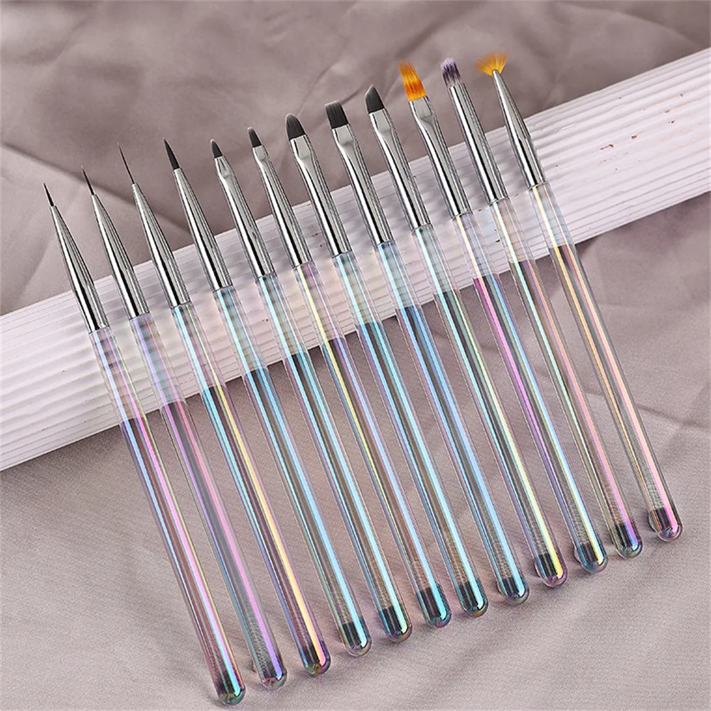 Colorful Nail Pen Not Easy To Shed Hair Can Be Used For A Long Time Black And White Nail Polish Pen Nail Art Nail Enamel