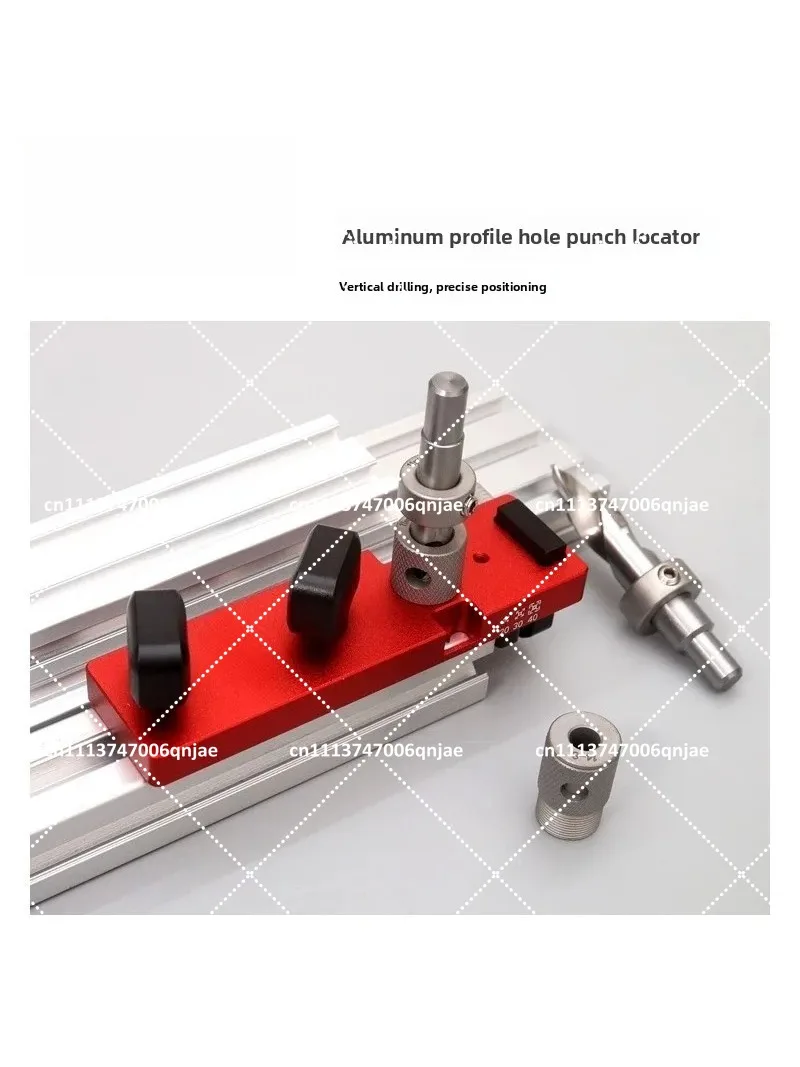 Aluminum Profile Drilling Jig, Quick Positioning Tapping Tool for 203040 DIY Furniture