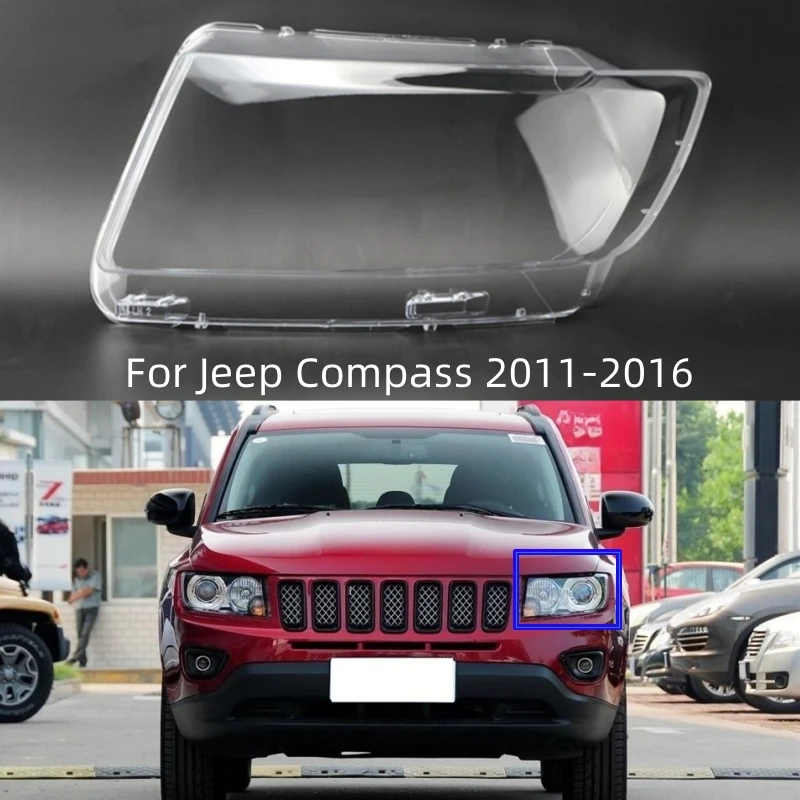 

Для Jeep Compass 2011 2012 2013 2014 2015 2016, аксессуары для автомобилей, фары, линзы лампы, замена оригинального абажура