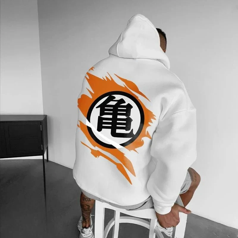 

Dragon Ball Unisex Oversized Hoodie Anime Print Men's Clothing Sweatshirt Women's Long Sleeve Autumn Pullover Sweater Y2k Tops