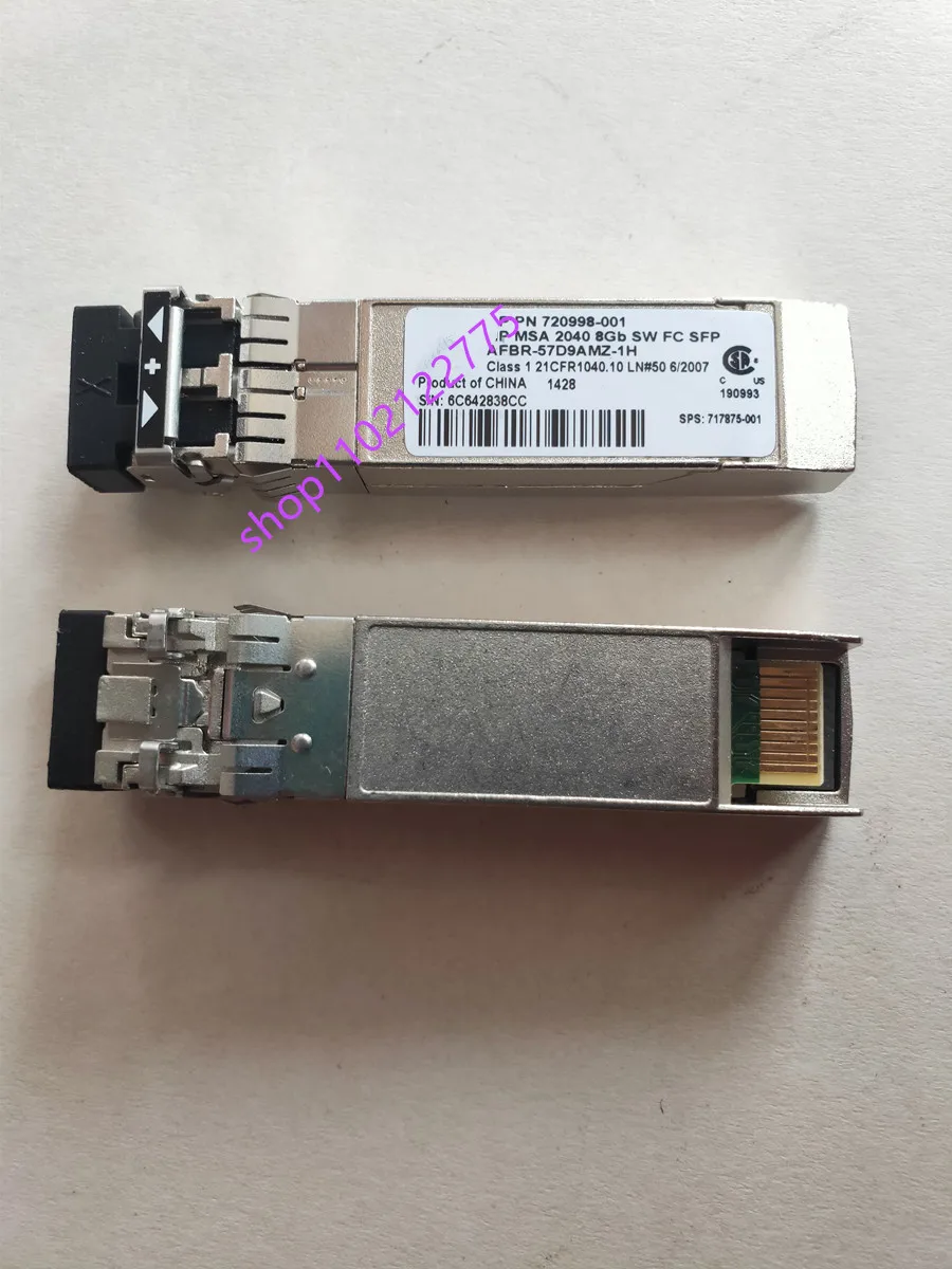 

8GB Storage Sfp Fiber/720998-001/AFBR-57D9AMZ-1H/717875-001/MSA 2040 8GB SW FC SFP C8R23A Storage Fiber Module SFP