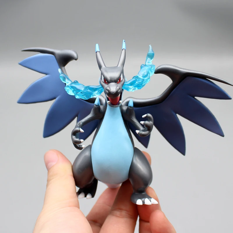 10cm Pok é Mon Maga Fire Dragon X Banjilas Color Box Anime Garage Kit Chassis Accessories Collect Model Doll Ornament Toys Gifts