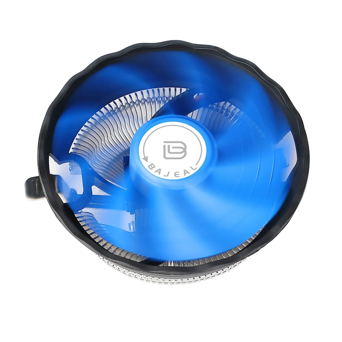 BAJEAL CPU Cooler P3 Non-Luminous Fan Luminous Dazzle Color Chassis Fan for AMD Multi-Platform for 775/115 Cooler