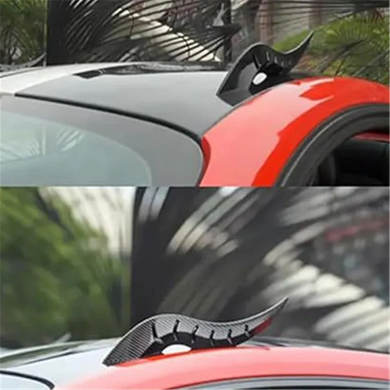 

High-Strength Sticky Car Modification 1Pair Universal Auto Roof Dragon Horn Design Decoration Accessories