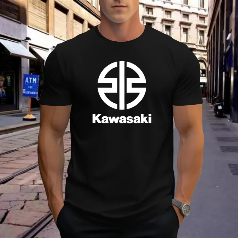 تيشيرتات صيفية جديدة الأكثر مبيعًا لعام 2025 ملابس علوية عصرية للدراجات النارية ملابس علوية قطنية قصيرة برقبة دائرية للرجال والنساء