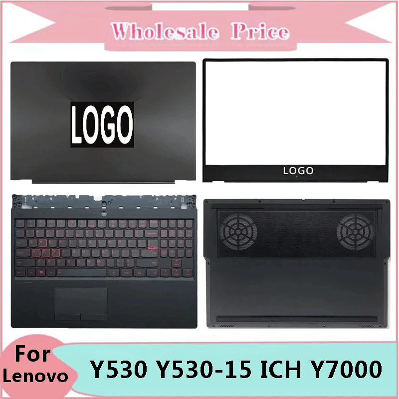 New For Lenovo Notebook Legion Y530 Y530-15 ICH Y7000 Laptop LCD Back Cover Front Bezel Upper Palmrest Bottom Base Case Keyboard