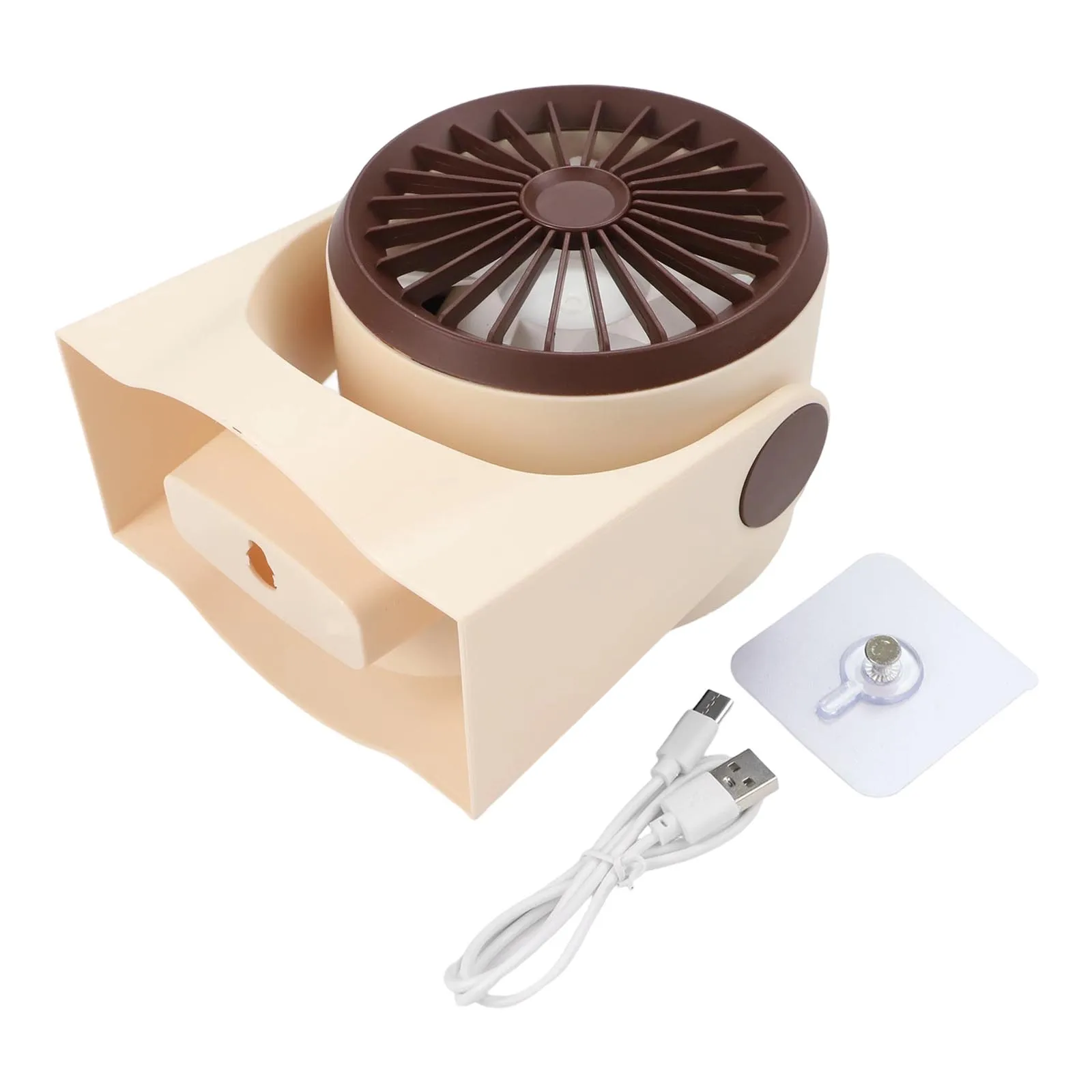 For Camping For Home Portable Cooling Fan Quiet Environment Use 16*13cm Portable Compact And Lightweight Design