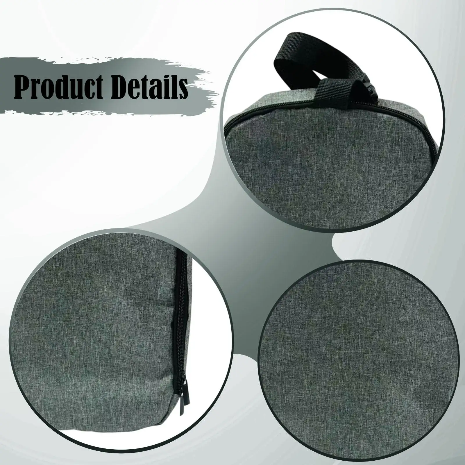 Portable Handheld Steamer Storage Bag Spacious Iron Case with Buckle Strap for Travel and Outdoor Use