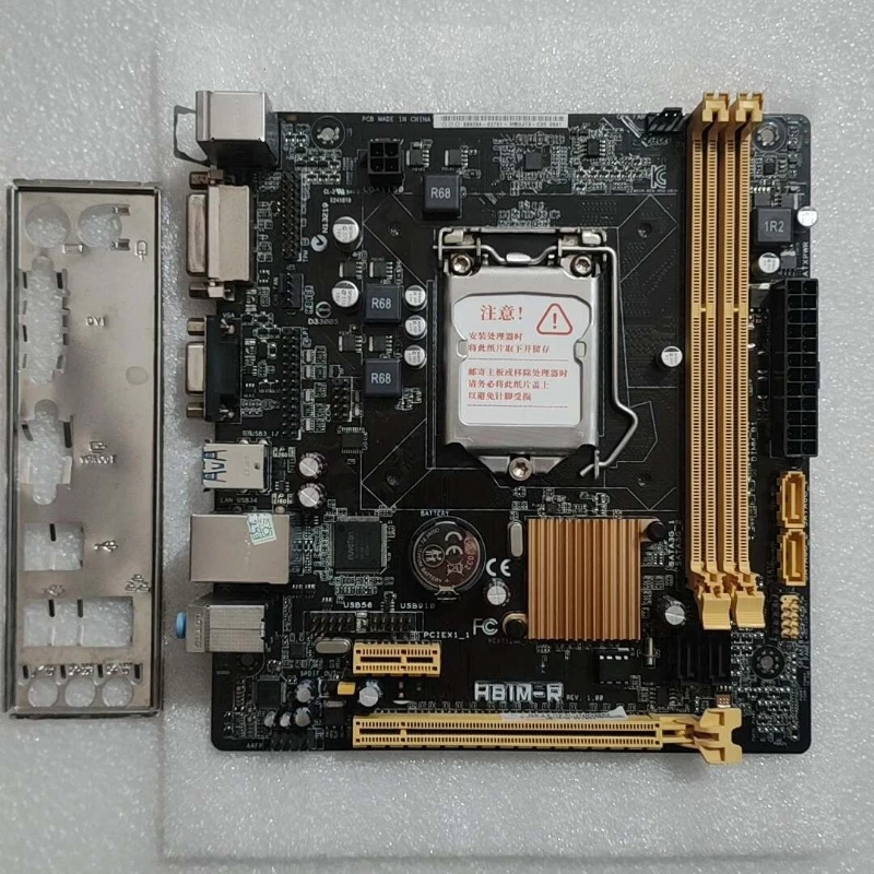 Utilizado para placa base ASUS H81M‑R mATX de 18×19 cm LGA1150 DDR3 de doble canal