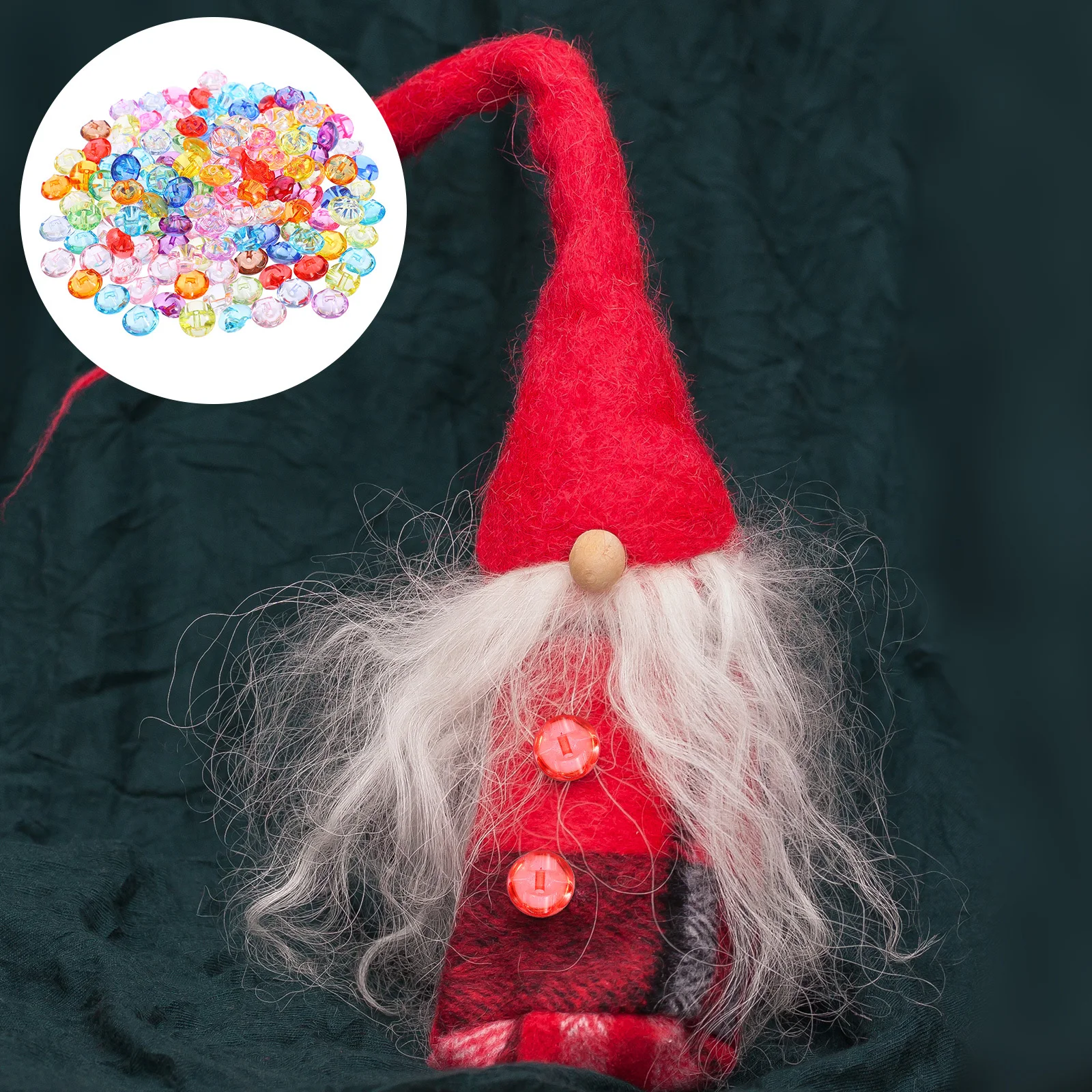 

150Pcs Transparent Buttons Resin Sewing Buttons for Clothing Craft DIY Projects Crystal Button Fasteners Sewing Supplies