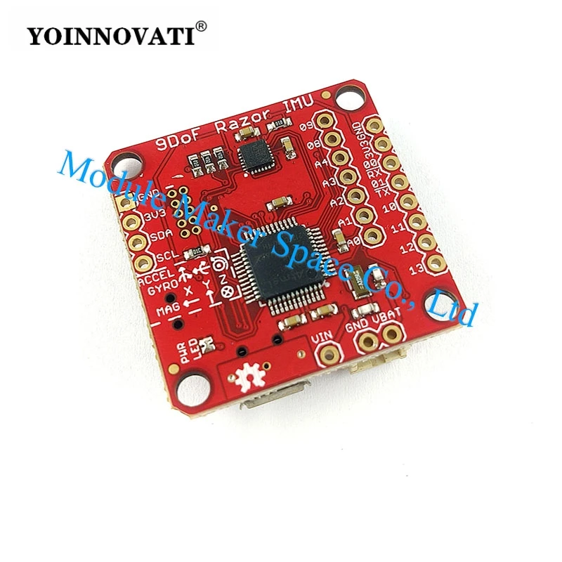 9DoF Razor IMU M0 - 9-Axis Attitude Sensor Module with MPU-9250 - Compatible SAMD21 MCU Programmable 9DoF Attitude Tracker