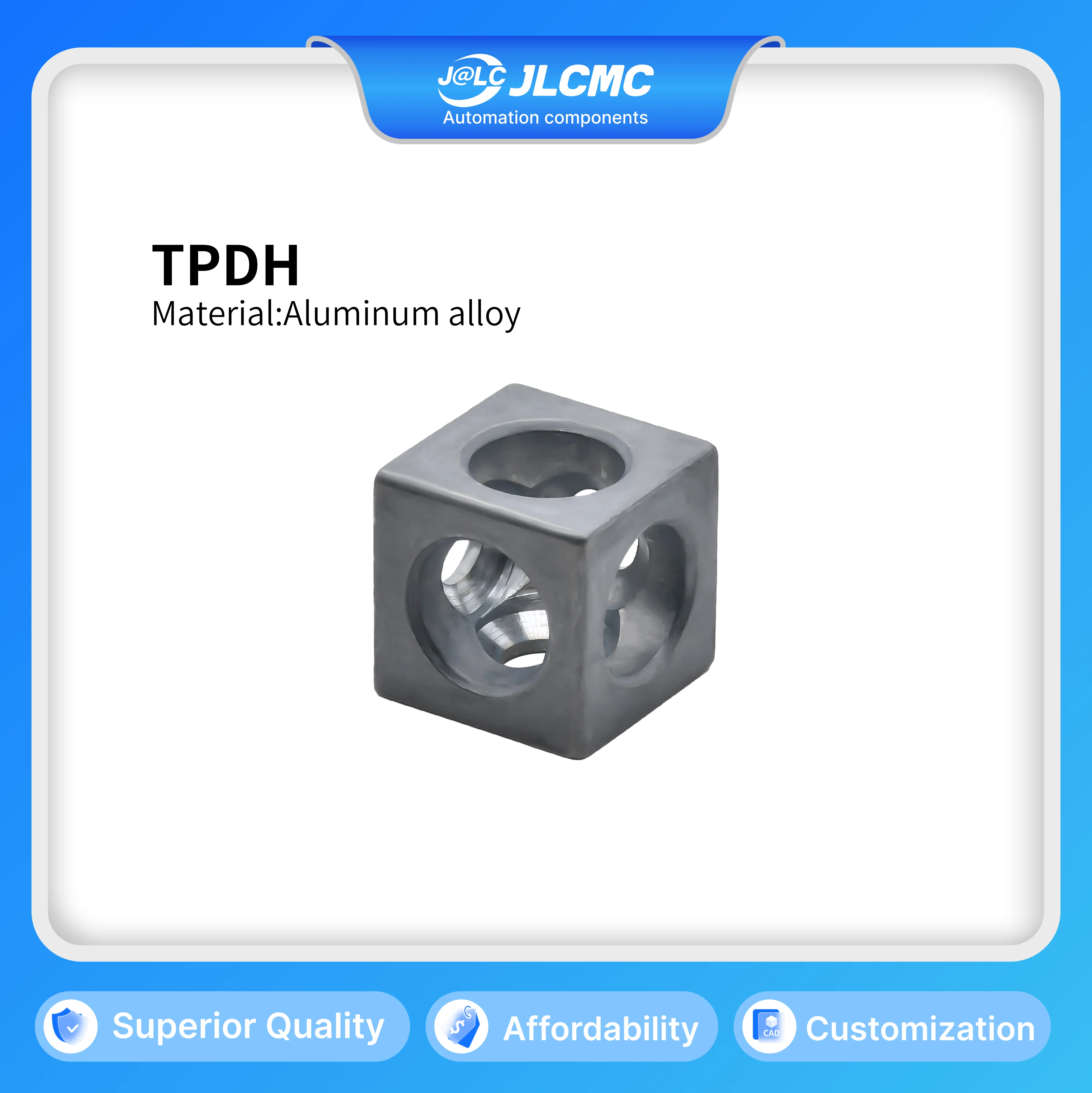 

1pc 2020 Aluminium Profiles 2/3 Way 2D/3D Cube Connector V-slot Block Corner Bracket 90° Angle Bracket Accessories with Screw