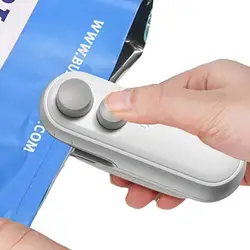 Mini Heat Bag Sealing Machine Package Sealer Bags Thermal Plastic Food Bag Closure Portable Sealer Packing Kitchen Accessories