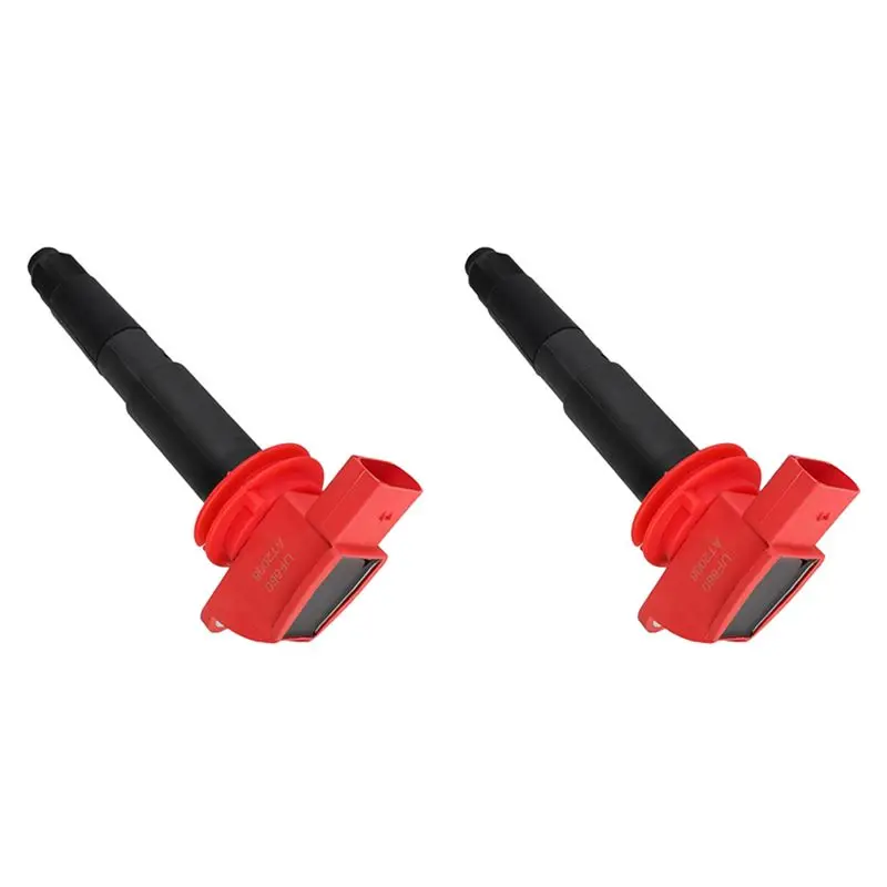 2X UF660 Ignition Coil High Voltage Pack For Cayenne Panamera 08-14 94860210406