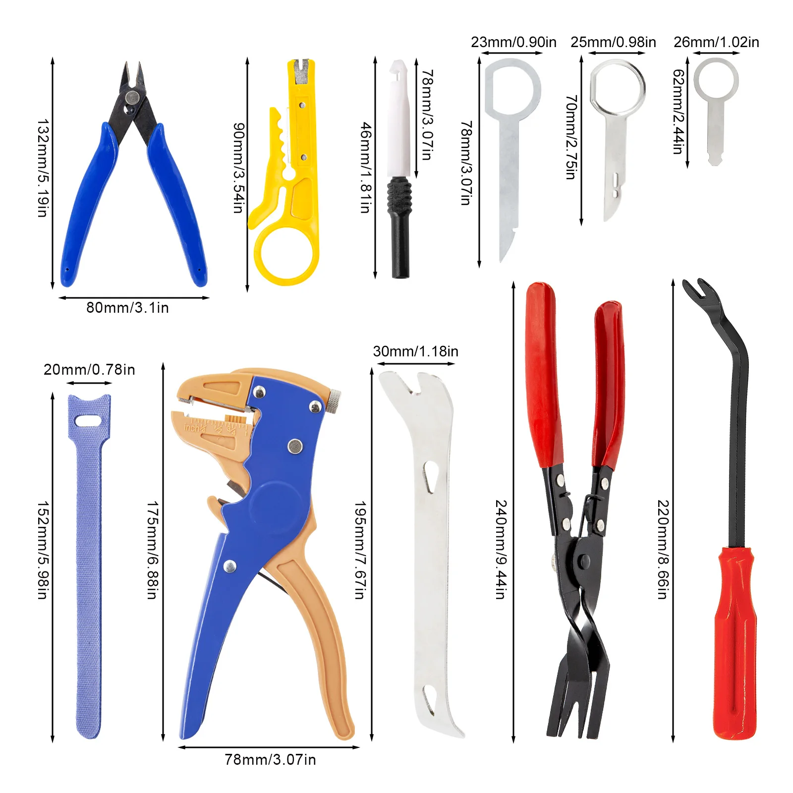 Car Headlight Repair Installation Tool Trim Clip Removal Pliers Van Door Panel Fascia Dash Upholstery Remover Tool