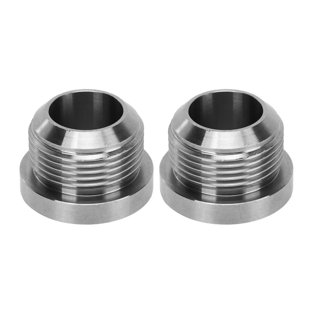 

2Pcs Automotive Fitting Stainless Steel Weld On Bung AN16 Weldable Fitting Drain Fitting Coolant Systems