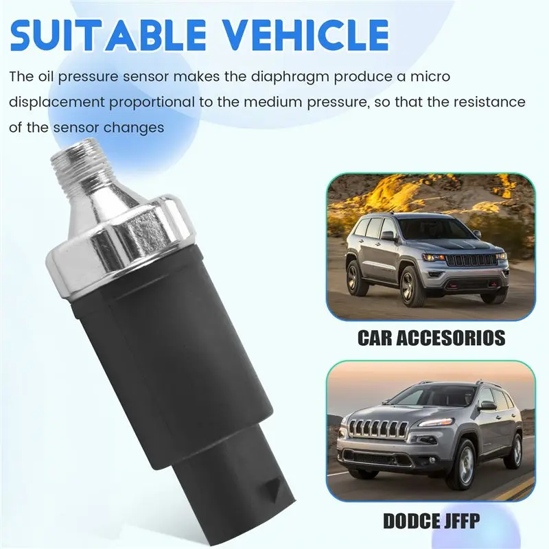 AU28-Oil Pressure Gauge Sender Switch For Dodge Viper Jeep Comanche Wrangler Cherokee