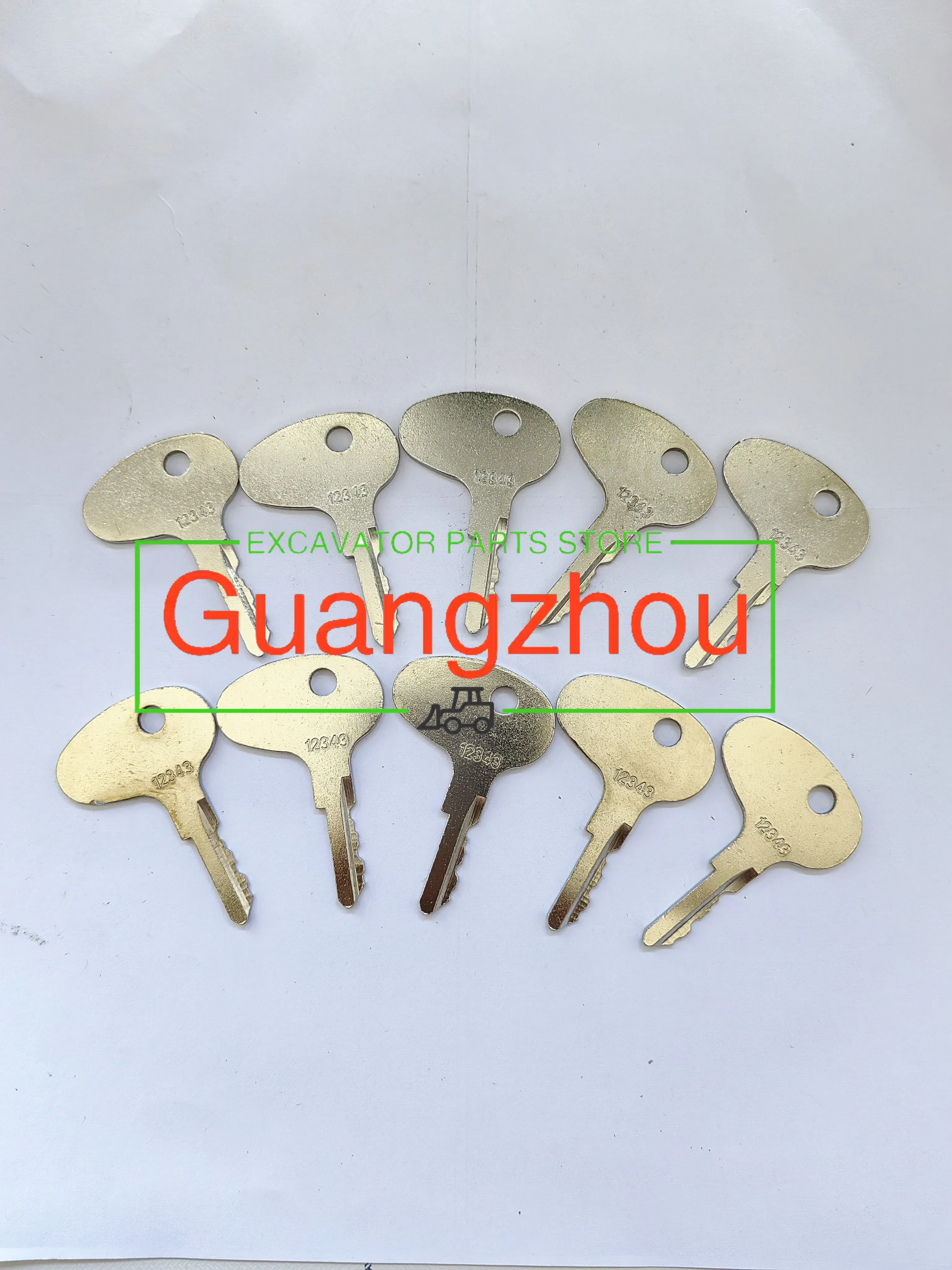 

10 шт 123243 Ключ 912- 0514920 Ключ зажигания для Caterpillar Mitsubishi вилочный погрузчик-расширитель трактор International CAT Kubota