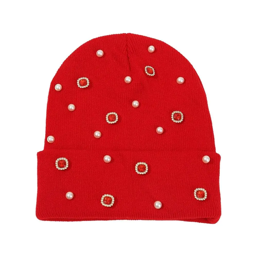 Fashion Cotton Knitted Beanie Hat Brimless Style Knitted Texture Winter Knit Hat Warm Coverage Brimless Skull Cap Autumn Winter