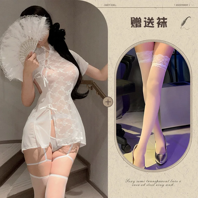 أزياء مثير ملابس خاصة كبيرة الحجم ليلة الملابس الداخلية النساء ملابس نوم مثير الخامس الرقبة الدانتيل منامة مجموعة الحمالة باس النوم